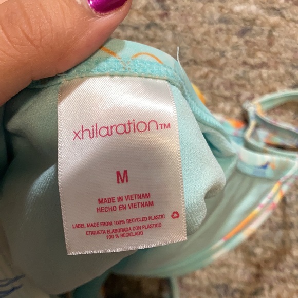 Xhilaration Floral One Piece Swimsuit - Picture 3 of 3